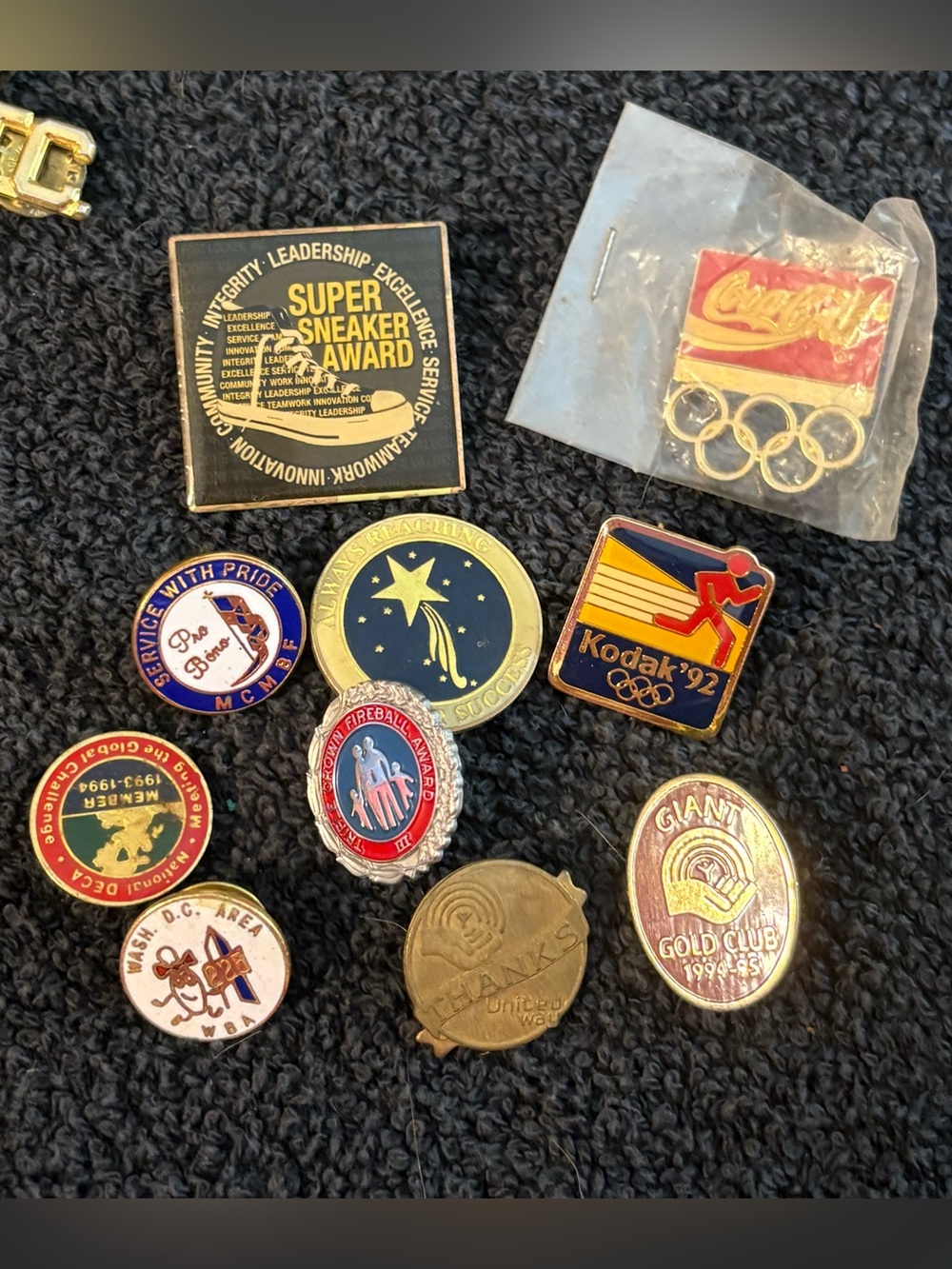 Mixed Lot Of Vintage Lapel Pins, Hat Pins, Pin backs. READ The Description.